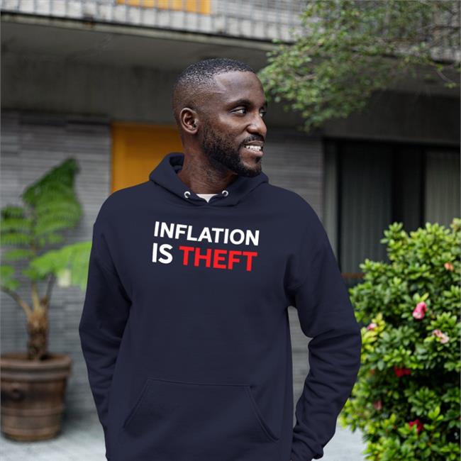 Inflation Is Theft Shirt Black