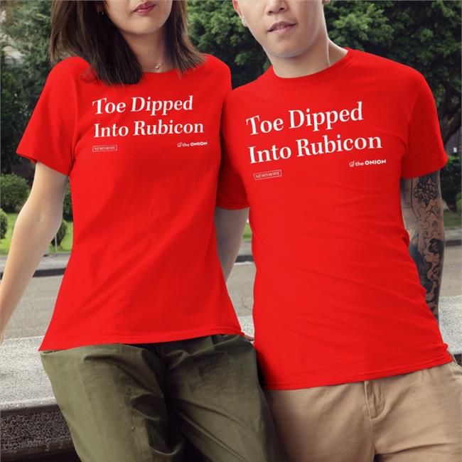 The Onion Store Toe Dipped Into Rubicon Hooded Sweatshirt
