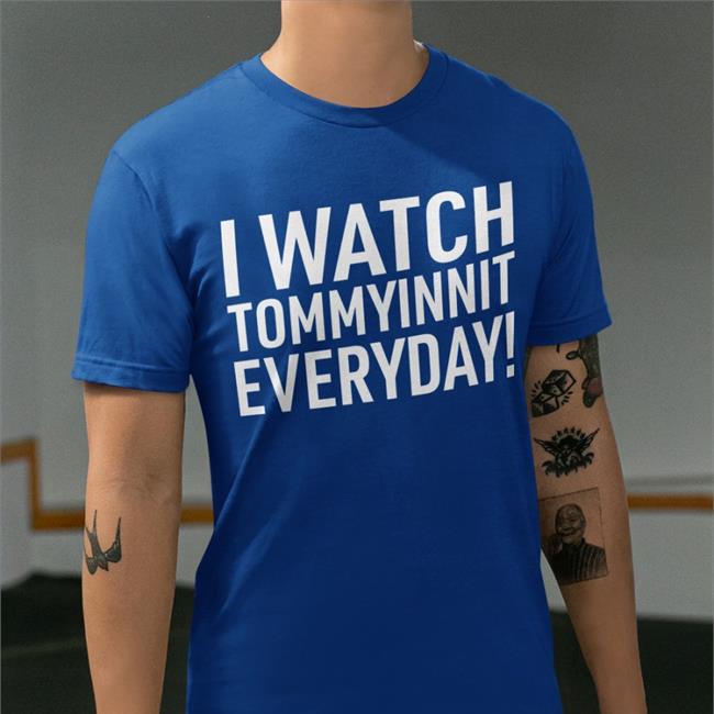 I Watch Tommyinnit Everyday Long Sleeve T Shirt Thefloatie