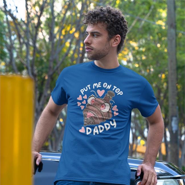 Put Me On Top Daddy V Neck T Shirt Sensei's Divining Top Put Me On Top Daddy Tee Shirt Sensei's Divining Top