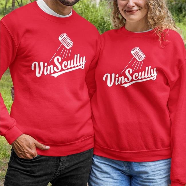 Vin Scully Microphone Shirts