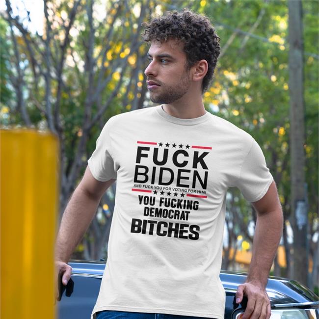 Matt Jones Fuck Biden And Fuck You For Voting For Him You Fucking Democrat Bitches Crewneck Sweatshirt Kentucky