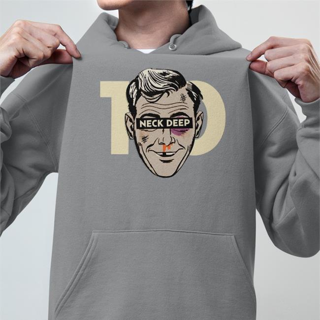 Neck Deep Merch Rain In July 10 Year Anniversary Shirts