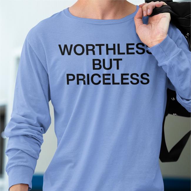 One Piece Netflix Fan White Worthless But Priceless Shirt