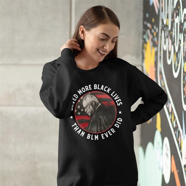 Clarence Thomas Saved More Black Lives Than Blm Ever Did Tee Shirt Trump Ron Filipkowski