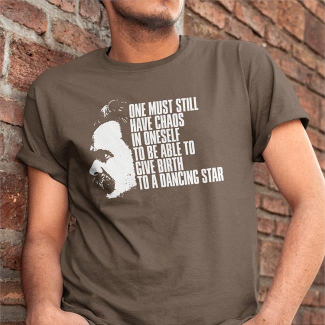 Friedrich Nietzsche One Must Still Have Chaos In Oneself To Be Able To Give Birth To A Dancing Star Hooded Sweatshirt Modooborahae