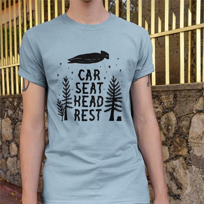 Car Seat Headrest Velvet Flocked Tank Top