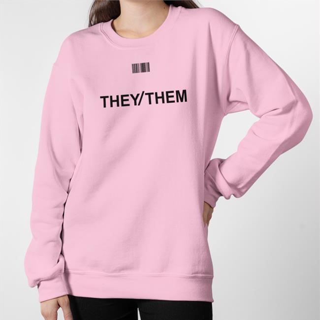 They Them Barcode Tee Shirt