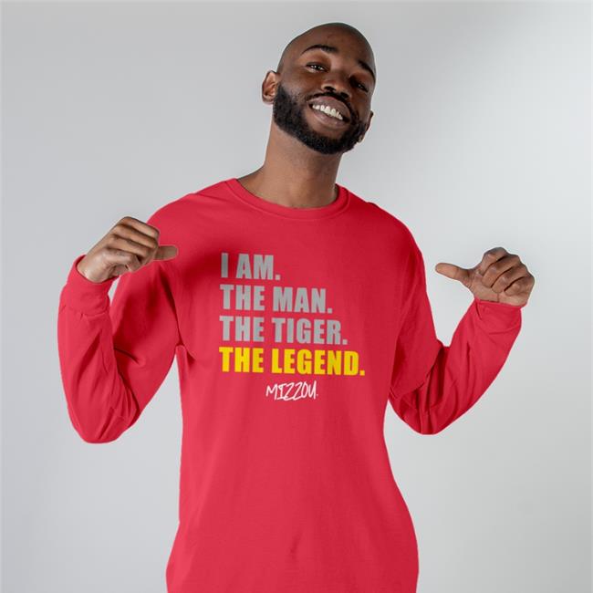 Power Mizzou I Am The Man The Tiger The Legend Sweatshirt Hoodie