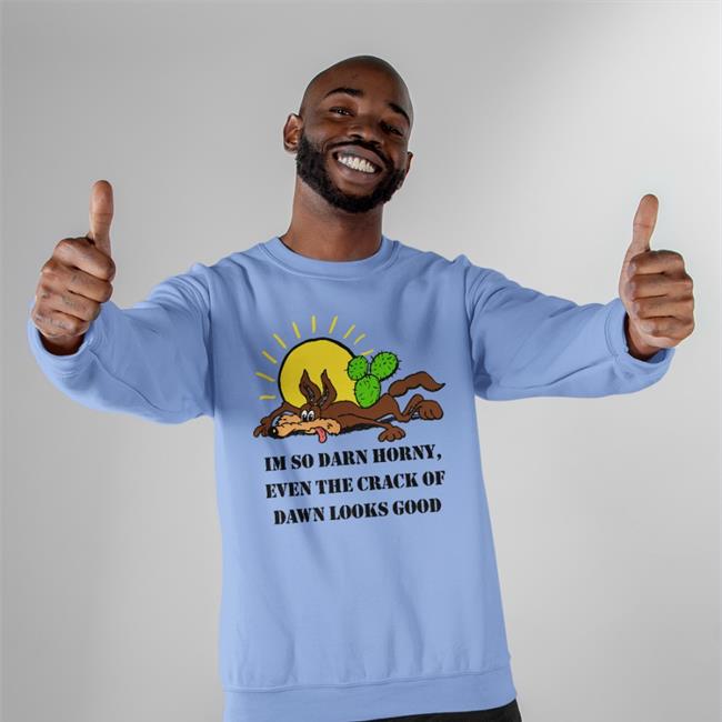 I'm So Darn Horny, Even The Crack Of Dawn Looks Good Hoodie