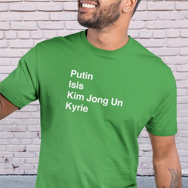 Putin Isis Kim Jong Un Kyrie Ki List V-Neck T-Shirt