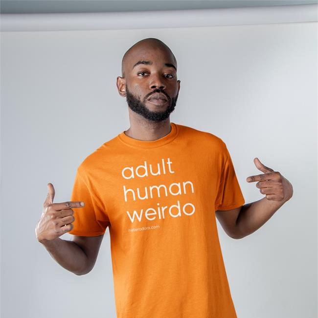 Adult Human Weirdo Shirt Navy