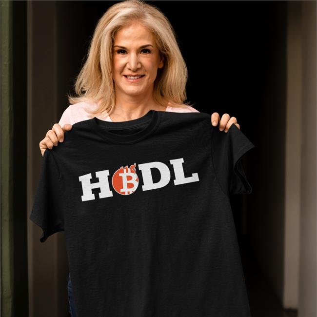 Hello Enhance Store Hodl Bitburn Black Shirt Crypto Girl