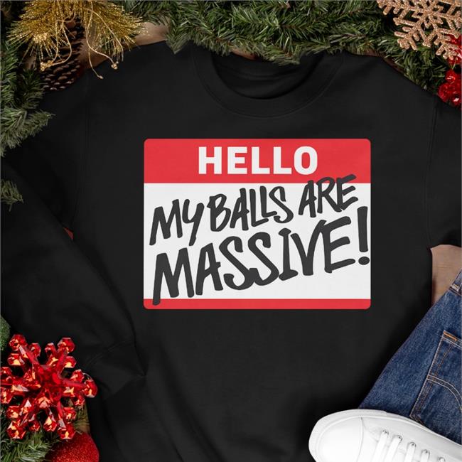 Wwe Shop Be Miz Hello My Balls Are Massive It's A Thing Tee Shirt Fiending For Followers