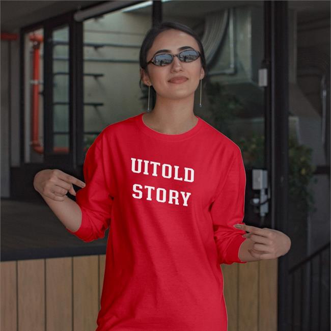 Uitold Story Hoodies Red Anus