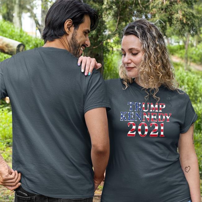 Trump Kennedy American Flag Tee Jason Selvig