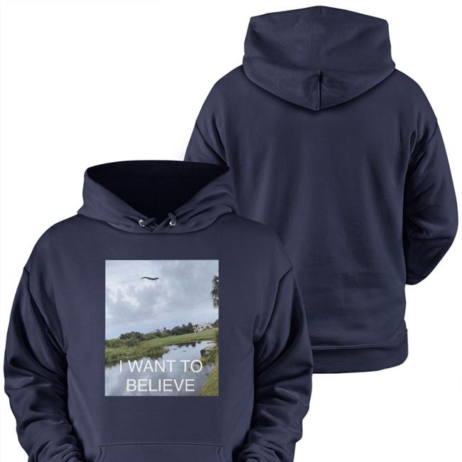 Gators Daily I Want To Believe Sweatshirt Flying Crocodile