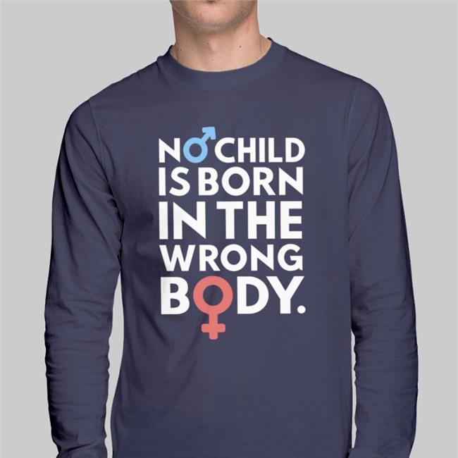 Gays Against Groomers Merch No Child Is Born In The Wrong Body Hoodie Againstgrmrs