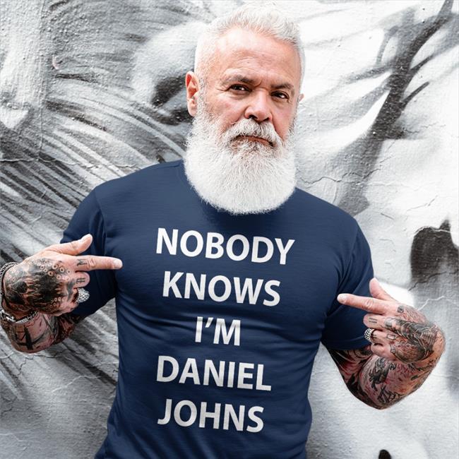 Nobody Knows I'm Daniel Johns Tank Top Black Daniel Johns