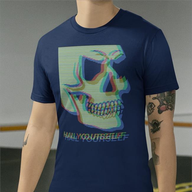 Digital Skull Hail Yourself Shirts