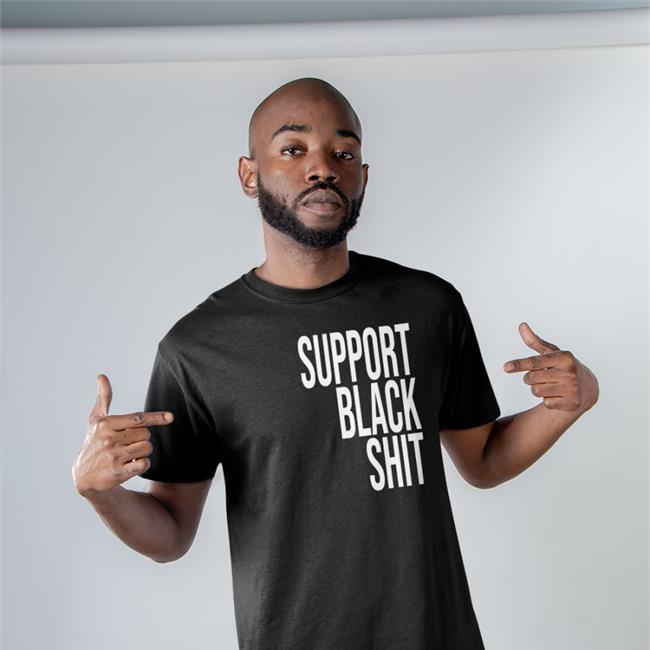 Uncle Bobbie's Shop Support Black Shit Tee White Girl Learning