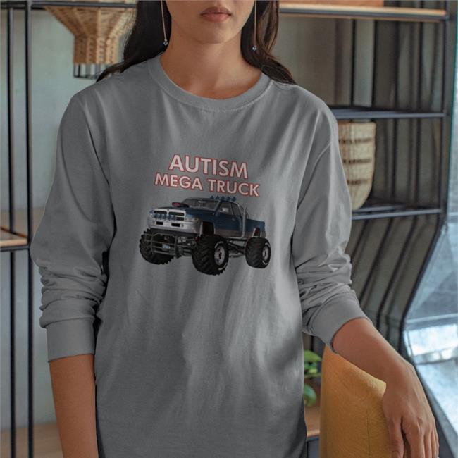 Autism Mega Truck Shirt Monster Truck