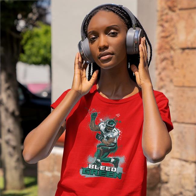 Bleed Green Jeremiah Trotter Shirt Black