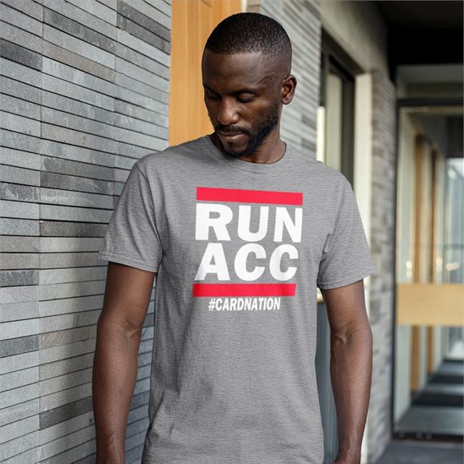 Luke Hancock Kickin Louisville Men's Basketball Run Acc #Cardnation Shirt Kickin
