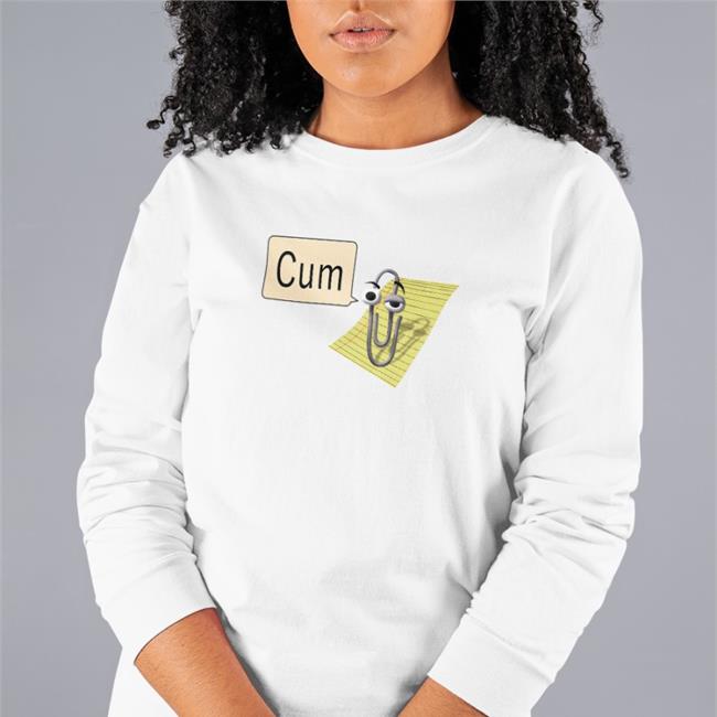 Shirts That Go Hard Clippy Cum Tee Shirt Office Assistant