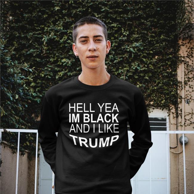 Zeekarkham Hell Yeah I’M Black And I Like Trump T Shirt Zeek “Conservative Gangsta” Arkham