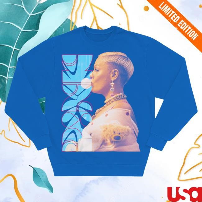 Official P!Nk Merch Bubble Gum Royal Pull Over Hoodie