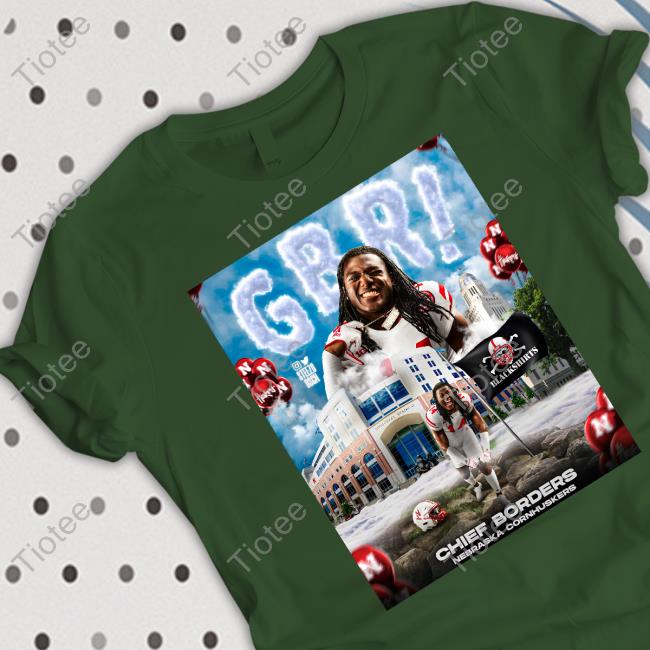 Gbr Chief Borders Nebraska Cornhuskers T-Shirt