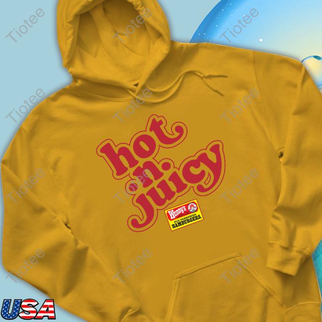 Hot N Juicy Wendy's Old Fashioned Hamburgers Tee Shirt