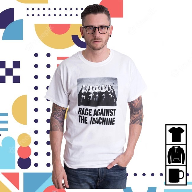 Impericon Shop Rage Against The Machine - Nuns And Guns White T Shirt