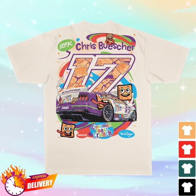 Official Chris Buescher Kroger New Tee - Rfk Shop