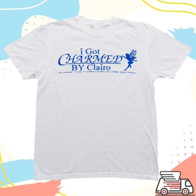 Official Clairo Merch Store Clairo I Got Charmed T Shirt (White)