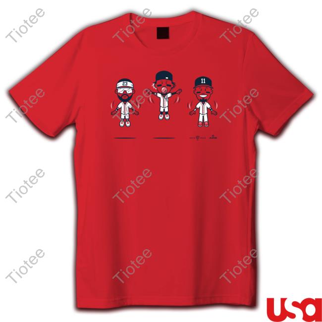 Keep Flying Michael Harris II Ronald Acuña Jr Orlando Arcia Long Sleeve Tee