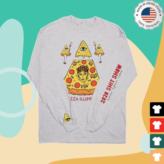 Sam Fender Pizza Illuminati L/S Tee - Sam Fender Shop Merch