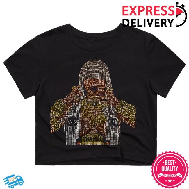 Official Lil Kim Bling Crop Top Attractive Hoodie