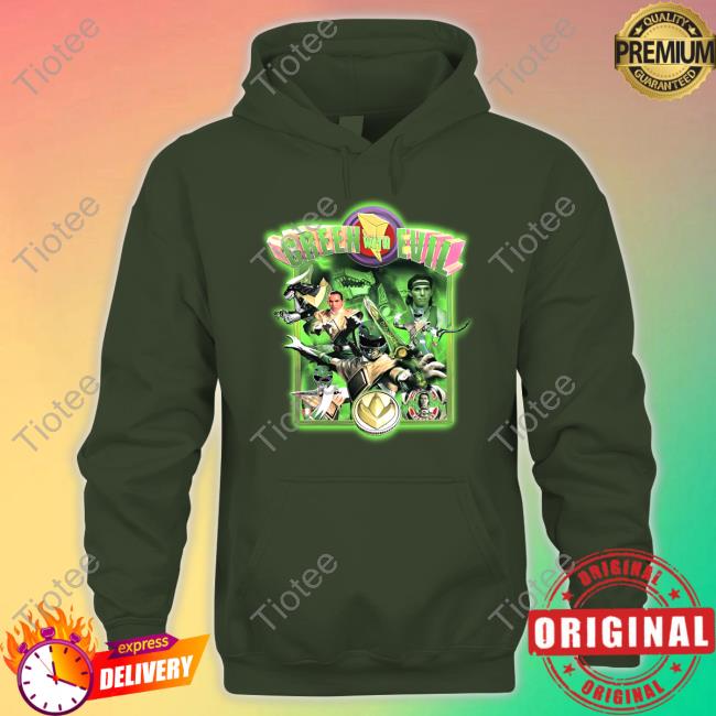 Green With Evil Mighty Morphin Power Rangers Hoodie