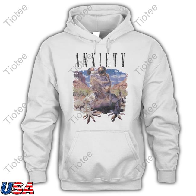 Official Waveygoods Store Anxiety Lizard No Rules Hoodie