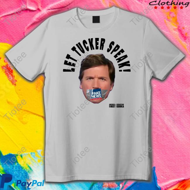 Tucker Carlson Let Tucker Speak Tee