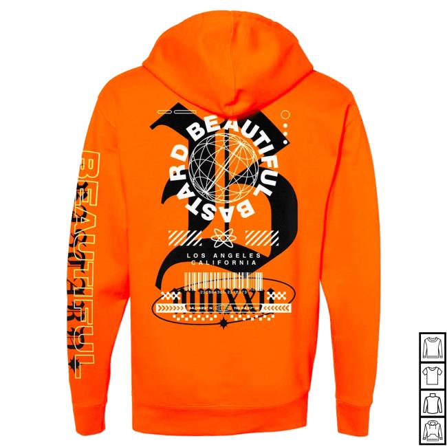 Official Philip Defranco Merch Store Beautiful Bastard Beautiful Bastard La - Crew neck Sweatshirt Beautifulbastard Philipdefranco Shop