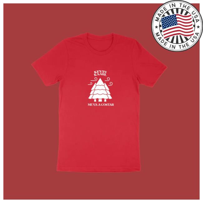 Official Kevin Kaarl Merch Me Va A Costar Red Shirts