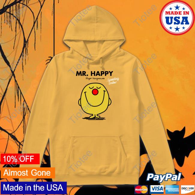 Official Mr. Happy Tee Comic ReLief Red Nose Day Mr. Happy Tee Shirt Red Nose Day