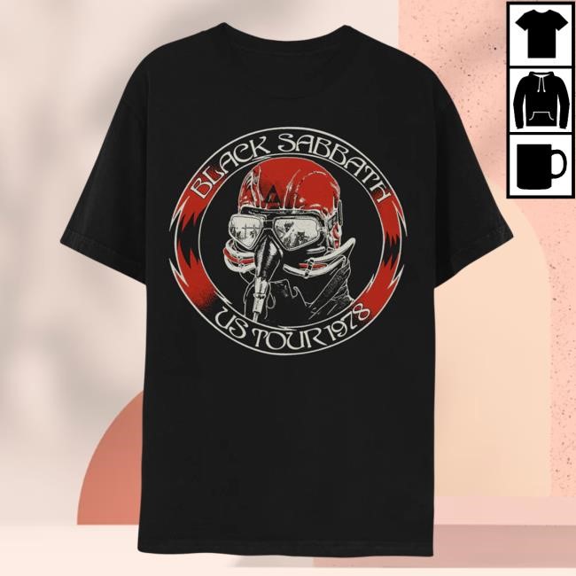Black Sadbath Never Say Die 1978 Tour Hot Shirt