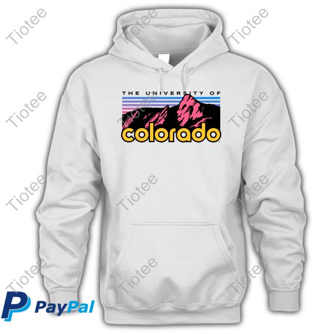 Official Homefield Apparel Merch The University Of Colorado Mountains Long Sleeve Tee Shirt