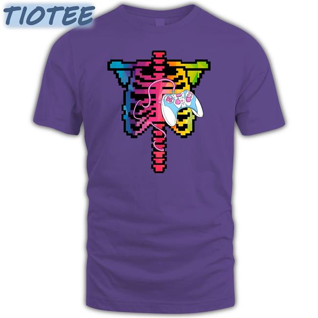 Dead By Daylight Merch Feng Min's Glowing Rib Cage Long Sleeve T Shirt