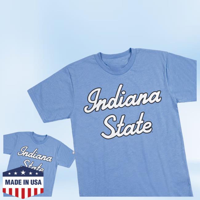 Homefield Apparel Official Store Merch Shop | Indiana State Sycamores 1970s Script Pullover Shirt
