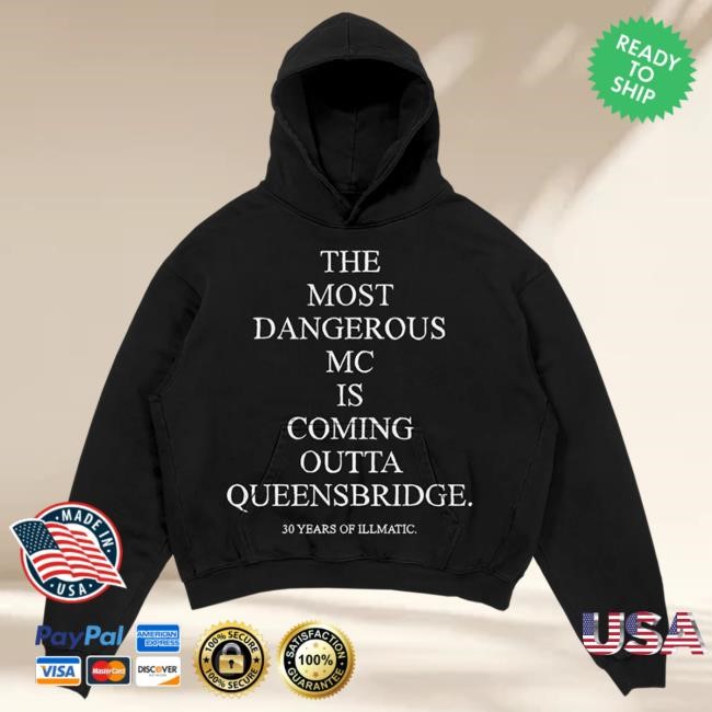Official Nasir Jones Shop Nas Merch 30 Years Of Illmatic Black Pull Over Hoodie Nasirjones